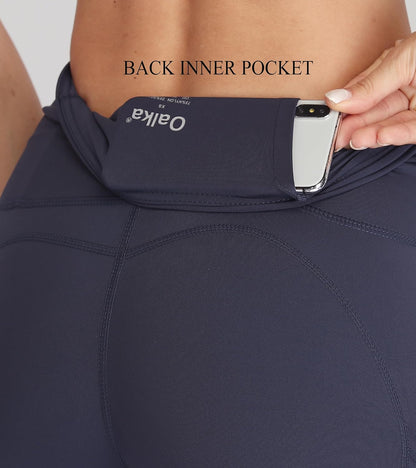 Women'S Short Yoga Side Pockets High Waist Workout Running Shorts